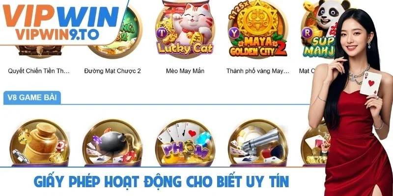 Giấy phép hoạt động cho biết uy tín