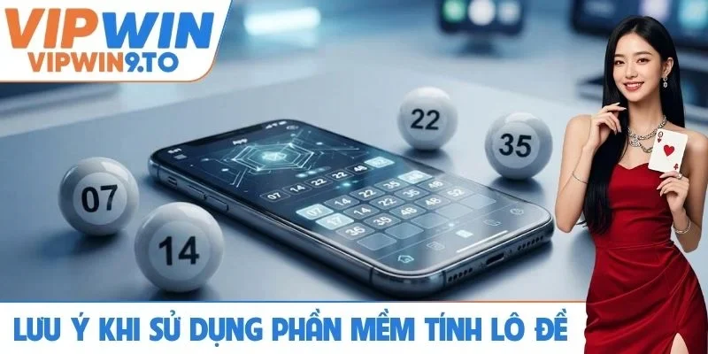 Lưu ý khi sử dụng phần mềm tính lô đề