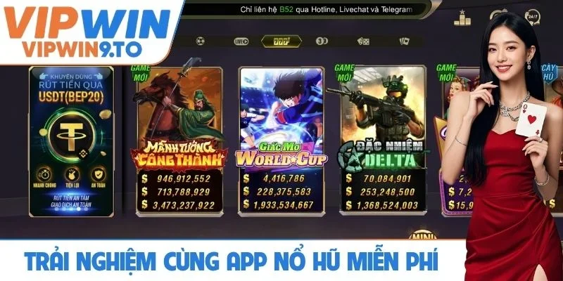 Trải nghiệm giải trí cùng app nổ hũ miễn phí